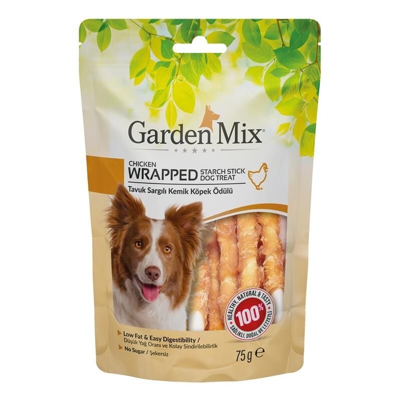 GardenMix Tavuk Sargılı Kemik Köpek Ödülü 75gr