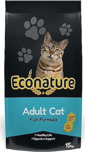 Econature Balıklı Yetişkin Kedi Maması 15kg