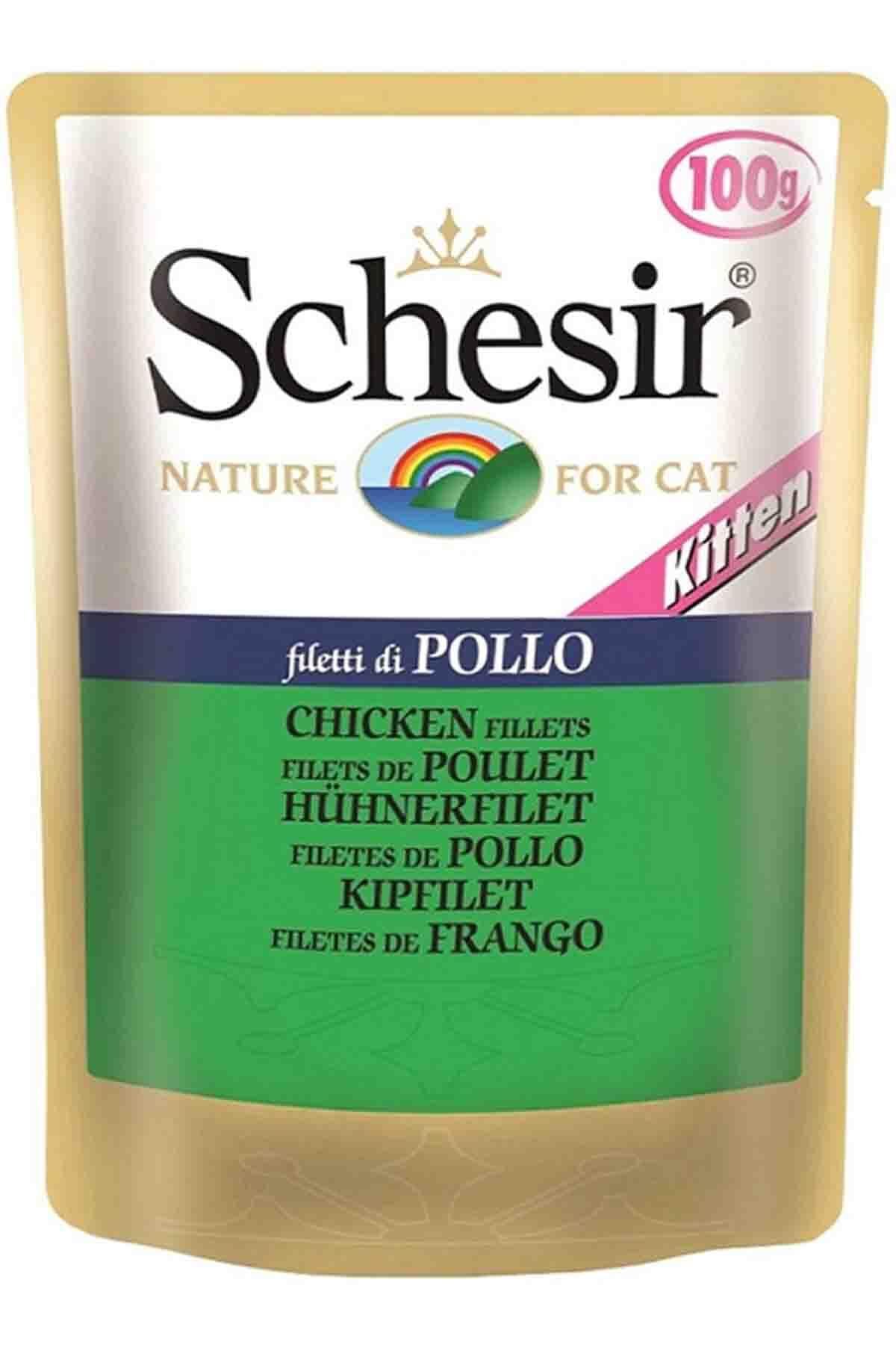 SCHESIR POUCH KITTEN TAVUK FİLETTO CAT 100GR