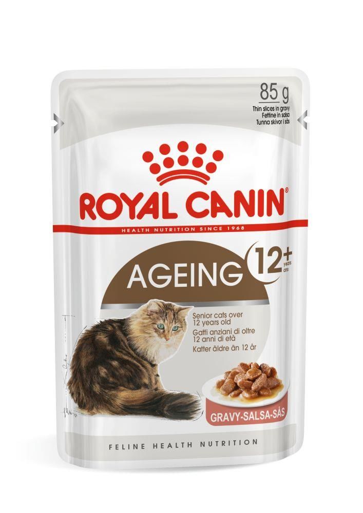 Royal Canin Pouch 12 yaş ve Üzeri Kediler için Yaş Kedi Maması 85gr