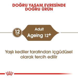 Royal Canin Pouch 12 yaş ve Üzeri Kediler için Yaş Kedi Maması 85gr