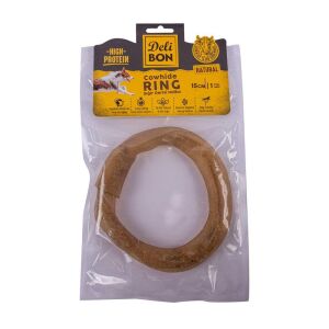 Delibon Deri El İşi Kemik Simit Model Naturel 15Cmx1Ad.