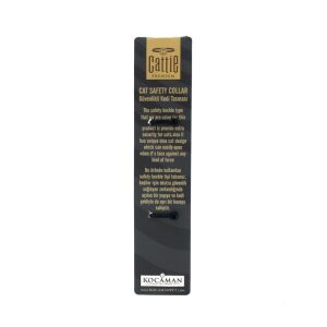 CATTİE GÜVENLİK TOKALI KEDİ BOYUN TASMASI KIRMIZI 1X15-25CM