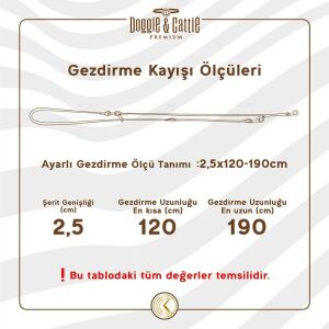 Doggie Yağlı Deri Boğmalı Eğitim Gezdirme Yağlıkahve 1,1X150Cm