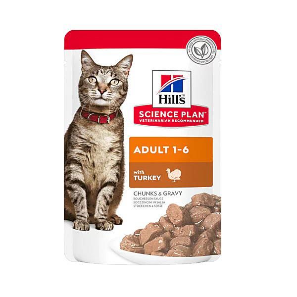 Hills Adult Pouch Hindili Yetişkin Kedi Konservesi 85gr