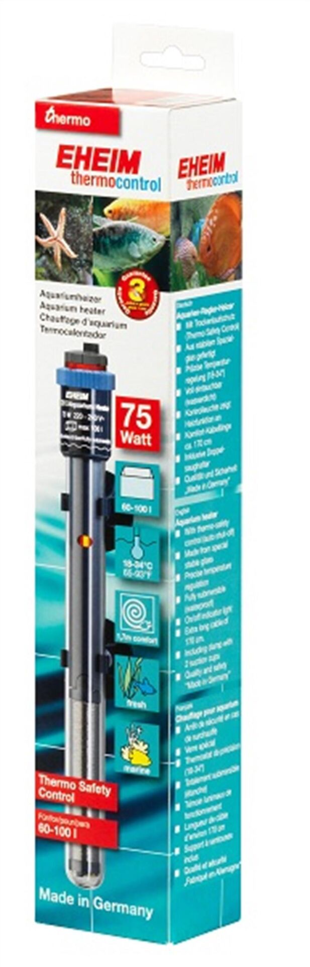 Eheim Jager ThermoControl Akvaryum Isıtıcısı 75W