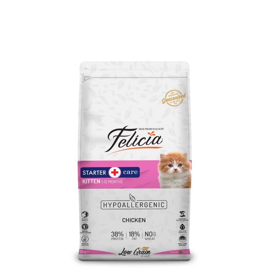 Felicia Az Tahıllı Tavuklu HypoAllergenic Yavru Kedi Maması 2kg