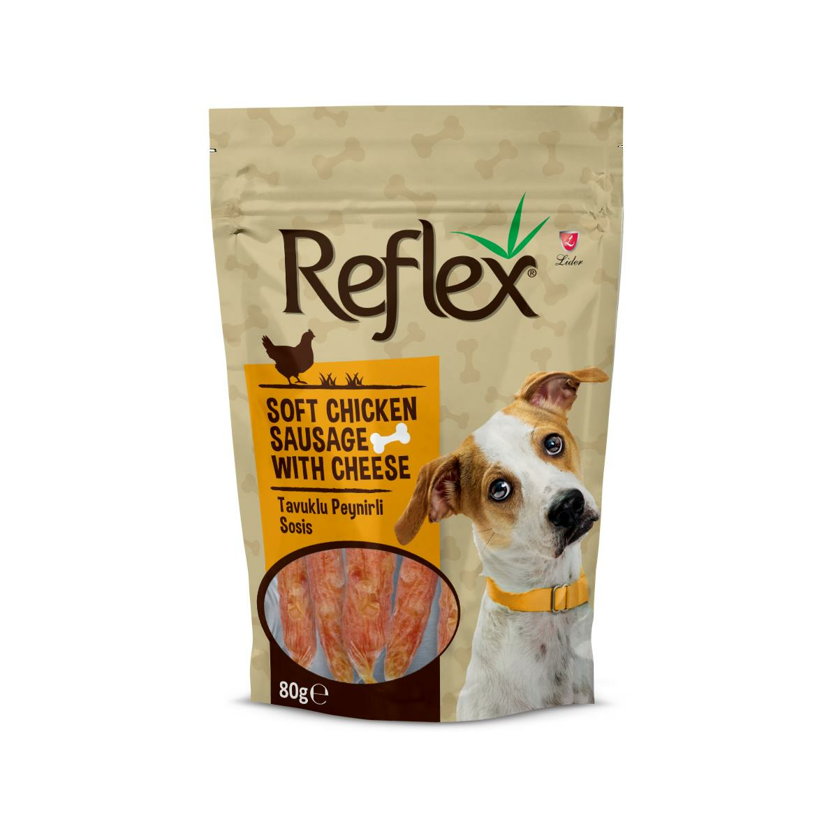 REFLEX PEYNİRLİ YUMUŞAK TAVUK PARÇACIKLARI 80GR