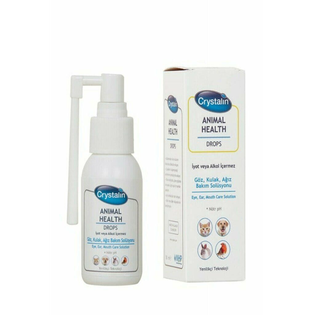 Crystalin Kedi Ve Köpek Göz Kulak Ve Yara Spreyi 50ml