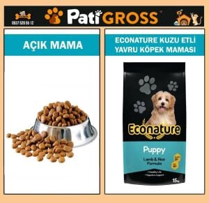 Econature Puppy Kuzu Etli Yavru Köpek Maması 1kg (AÇIK)