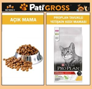 Pro Plan Tavuklu Yetişkin Kedi Maması 1kg (AÇIK)