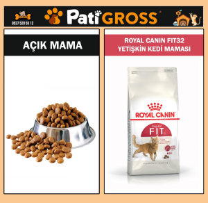 Royal Canin Fit32 Yetişkin Kedi Maması 1kg (AÇIK)