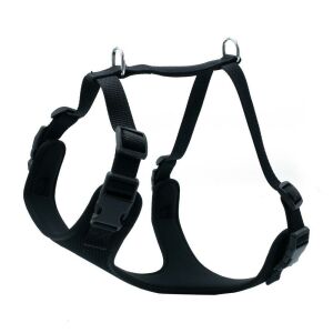 Doggie Havalı Dokuma Göğüs Tasması Siyah 2x45-55cm