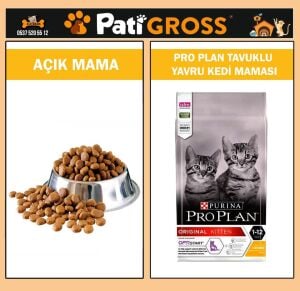 Pro Plan Kitten Tavuklu Yavru Kedi Maması 1kg (AÇIK)