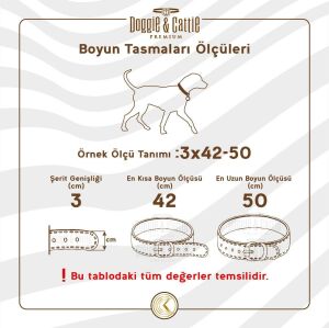 Doggie Konfor Dokuma Kemikli Boyun Tasması Kırmızı 3X42-50Cm
