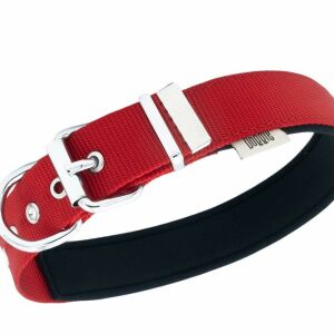 Doggie Konfor Dokuma Kemikli Boyun Tasması Kırmızı 3X42-50Cm