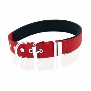 Doggie Konfor Dokuma Kemikli Boyun Tasması Kırmızı 3X42-50Cm