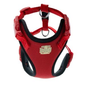 Doggie Havalı Dokuma Göğüs Tasması Kırmızı 1,5x40-50cm