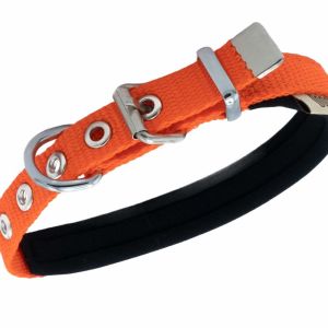 Doggie Konfor Dokuma Boyun Tasması Turuncu 1,5X25-30Cm