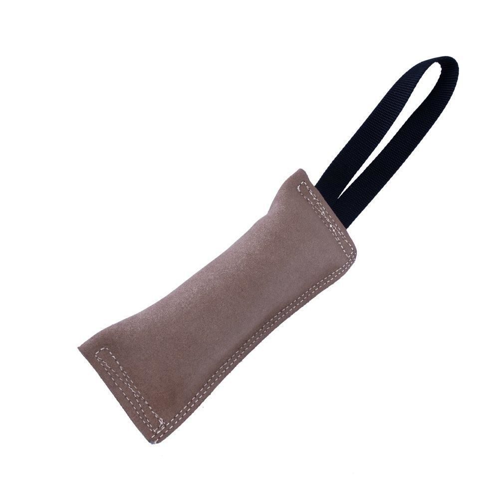 Doggie Süet Deri Köpek Isırma Yastığı Bej 6X20Cm