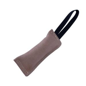 Doggie Süet Deri Köpek Isırma Yastığı Bej 6X20Cm