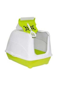 Moderna Flip Cat Kapalı Kedi Tuvaleti Sarı 50cm