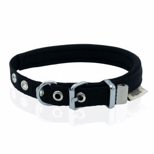 Doggie Konfor Dokuma Boyun Tasması Siyah 1,5X20-25Cm