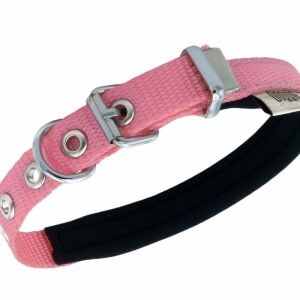 Doggie Konfor Dokuma Boyun Tasması Pembe 1,5X20-25Cm