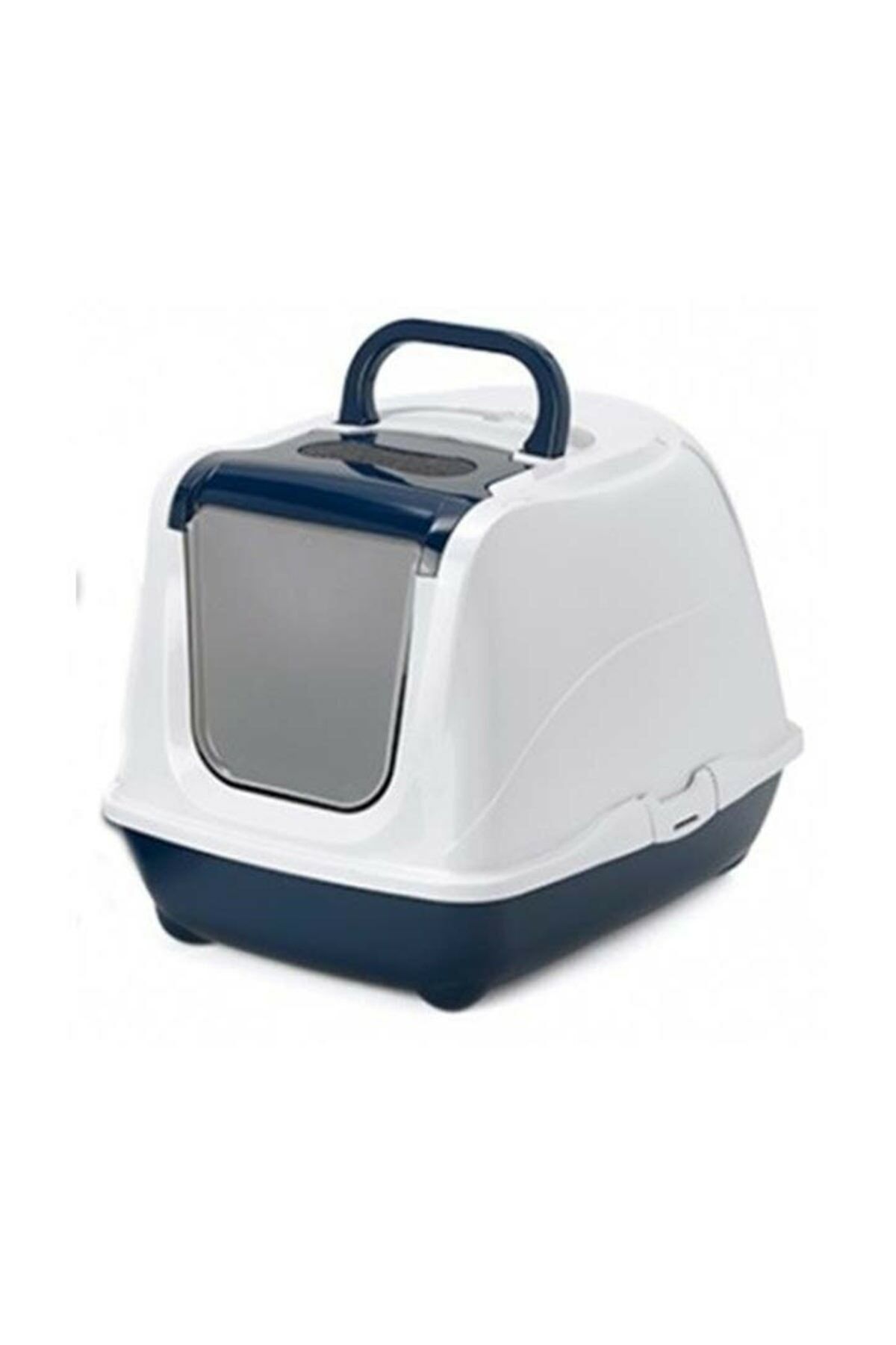 Moderna Flip Kapalı Kedi Tuvaleti 57cm Lacivert