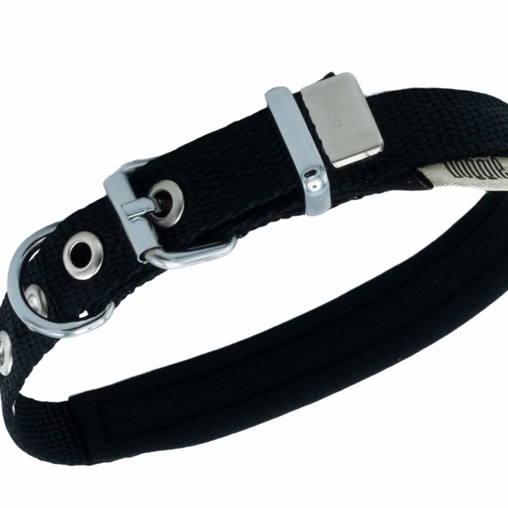 Doggie Konfor Dokuma Boyun Tasması Siyah 1,5X25-30Cm