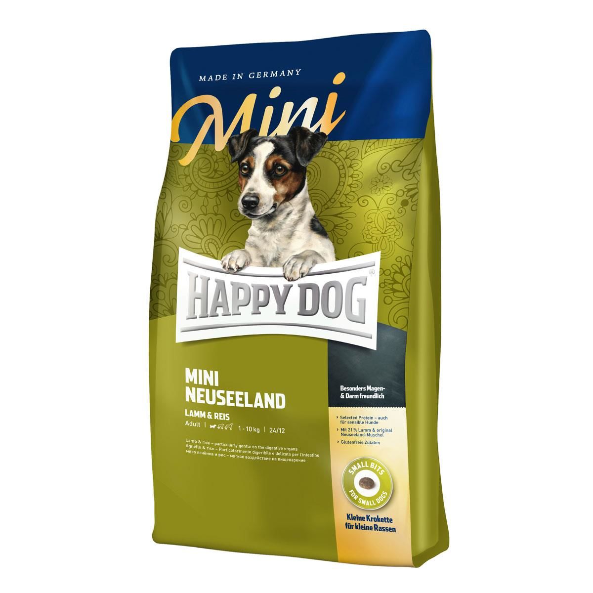 Happy Dog Mini Neuseeland Kuzulu Küçük Irk Köpek Maması 4kg