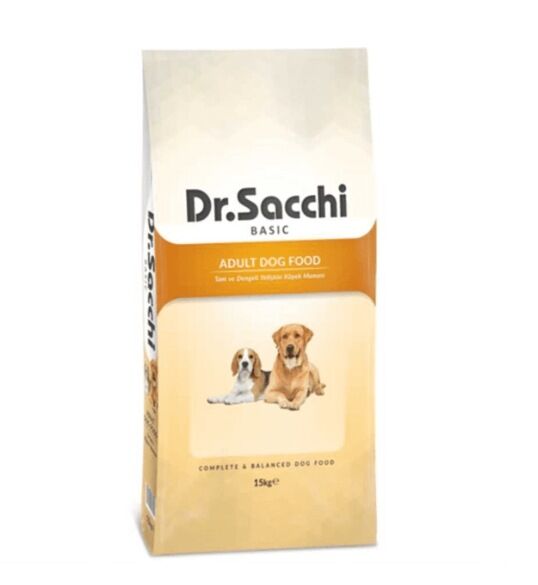 Dr.Sacchi Basic Chicken Tavuklu Yetişkin Köpek Maması 15kg