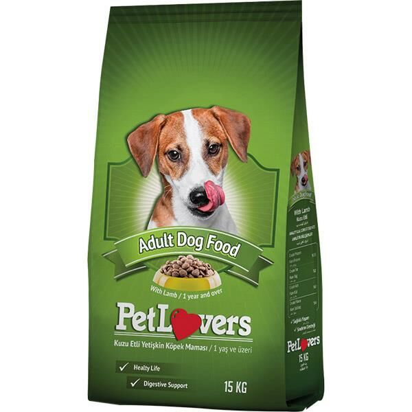 Pet Lovers Kuzu Etli Yetişkin Köpek Maması 15kg