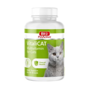 BIO PETACTIVE VİTALİCAT 0,5 150 TABLET (KEDİLER İÇİN MULTİVİTAMİN TABLET) 75 GR