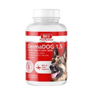 PetActive Dermadog Küçük Irk Köpekler İçin Sarımsaklı Maya Tableti 150 Adet