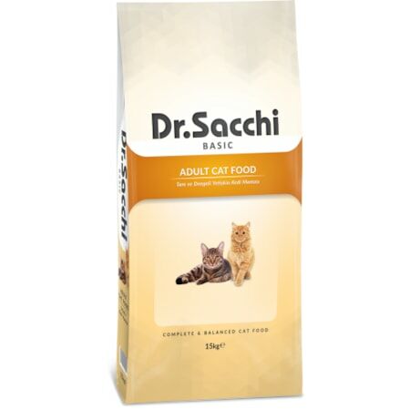 Dr.Sacchi Basic Chicken Yetişkin Kedi Maması 15 kg