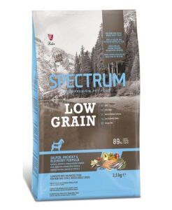 Spectrum Low Grain Somonlu ve Hamsili Yaban Mersinli Mini ve Küçük Irk Yetişkin Köpek Maması 2.5kg
