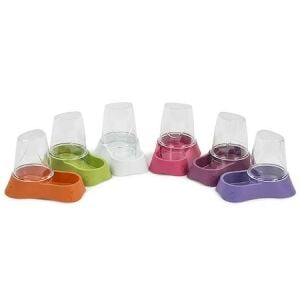 Evohe Lux Rezerve Hazneli Mama ve Su Kabı Gri 2700ml
