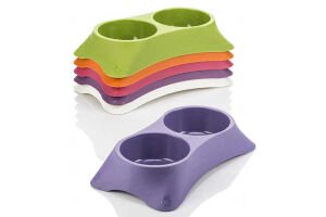 Kyane İkili Lux Plastik Mama ve Su Kabı