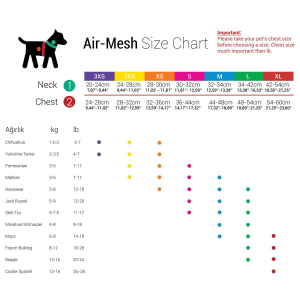 TAILPETZ AIR-MESH HARNESS NEO PINK S