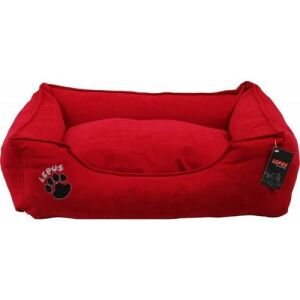 Lepus Soft Fermuarlı Köpek Yatağı Kırmızı S