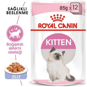 Royal Canin Pouch Kitten Jöle İçerisnde Yaş Yavru Kedi Maması 85gr