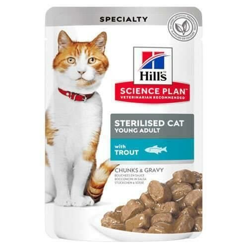 Hill's SP Alabalıklı Kısırlaştırılmış Yetişkin Kedi Pouch 85Gr