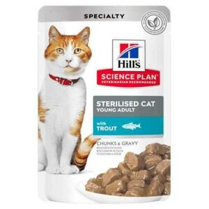 Hill's SP Alabalıklı Kısırlaştırılmış Yetişkin Kedi Pouch 85Gr