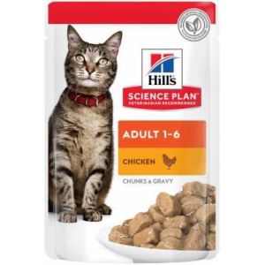 Hill's SP Tavuklu Yetişkin Kedi Pouch 85Gr