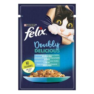 FELIX DblyDl GiJ Sardine&Smn 85gr