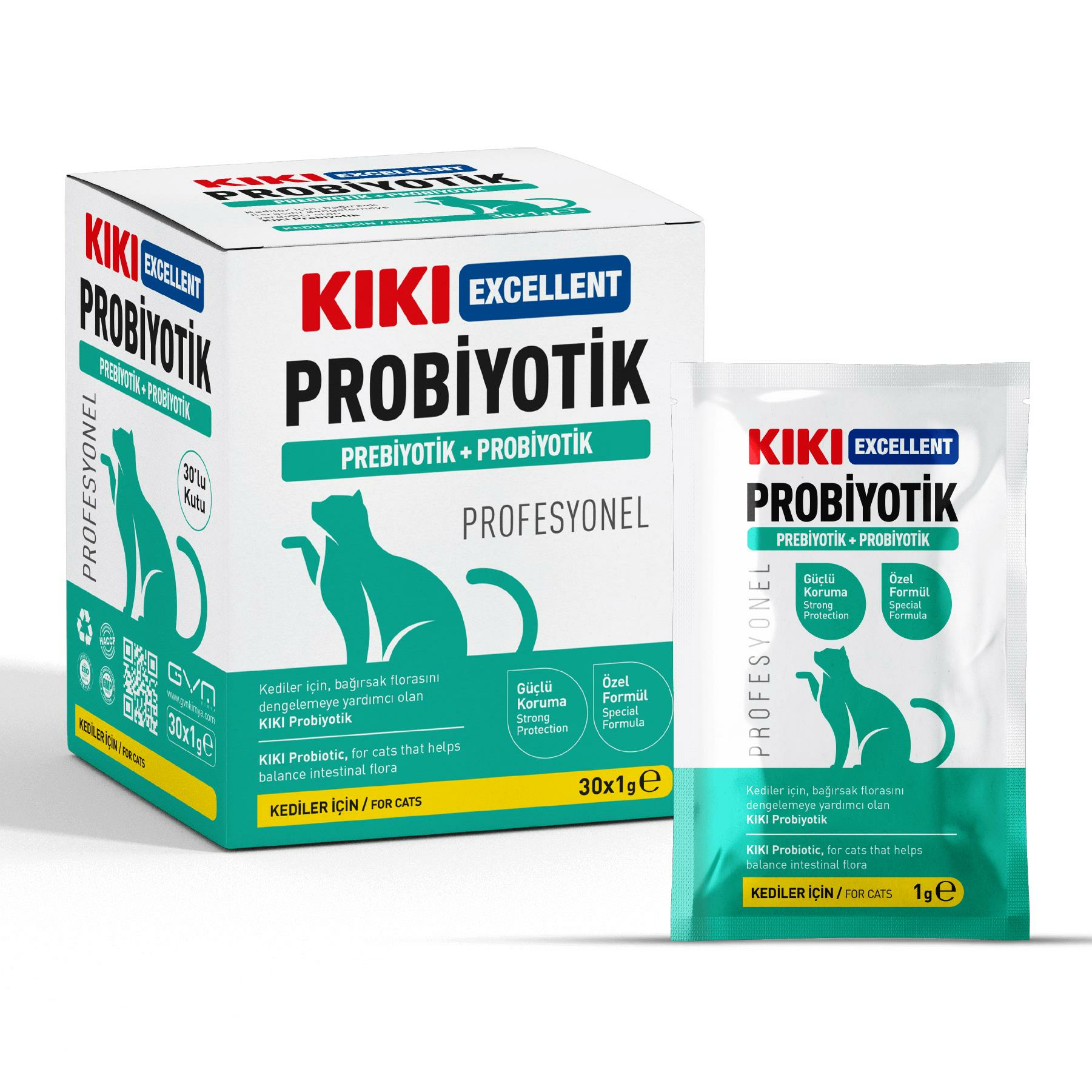 KIKI Kedi Probiyotik+Prebiyotik Saşe 30x1gr