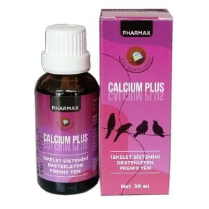 Pharmax Calcium Plus Kuş Kalsiyum Desteği 30ml