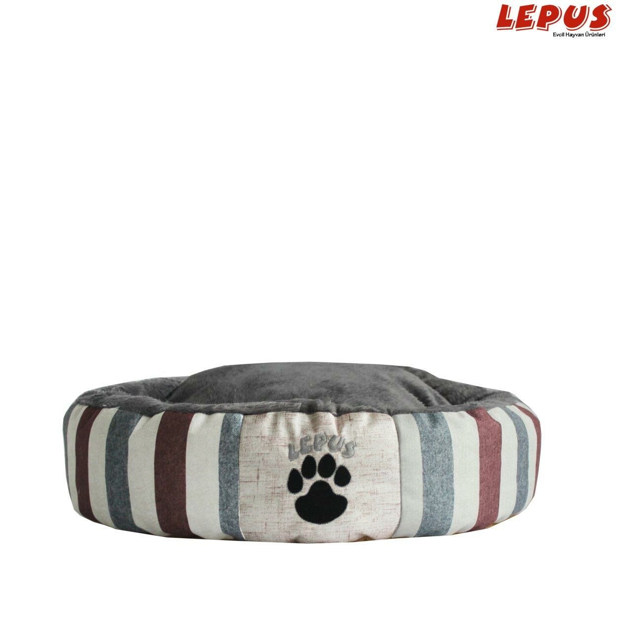 Lepus Simit Kedi ve Köpek Yatağı Bordo (16x57cm)