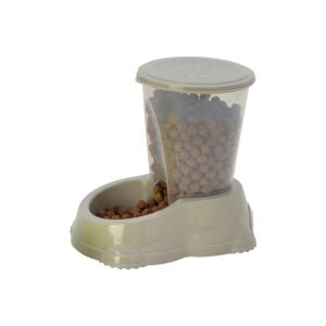 Moderna Smart Kedi ve Küçük Irk Köpek Rezerv Mama Kabı 1,5 Lt-Gri